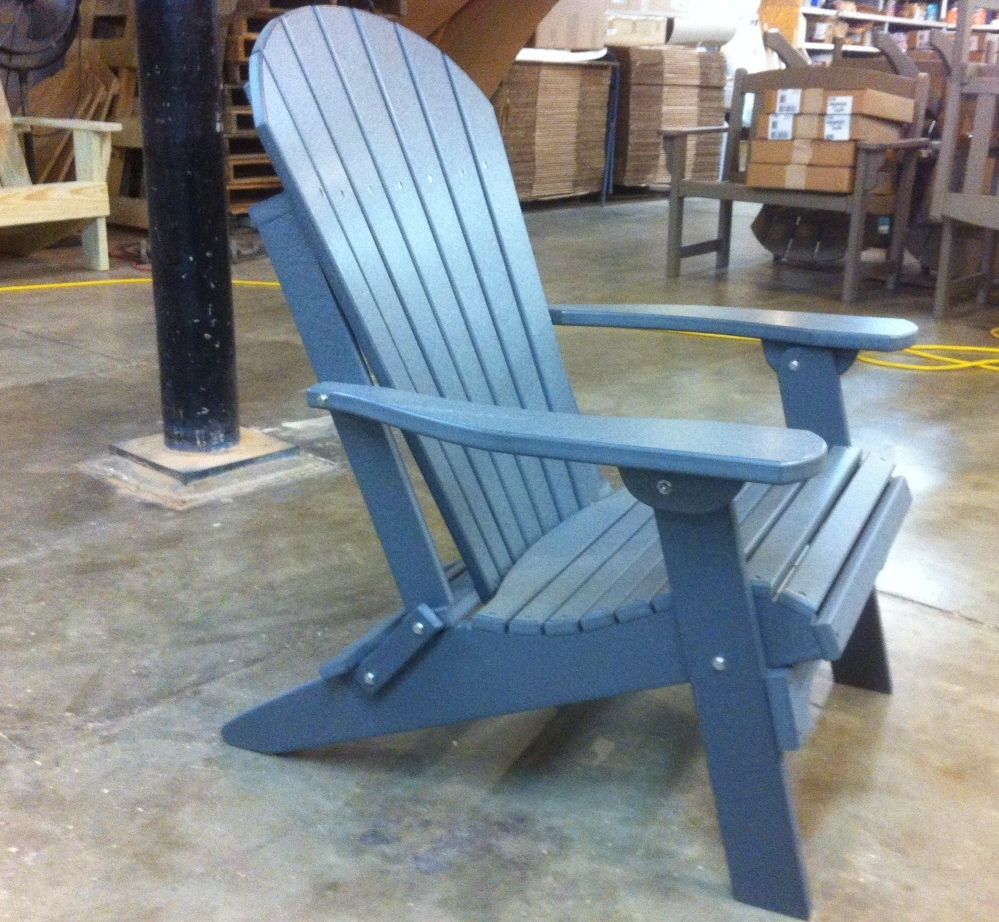 poly folding adirondack chair