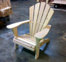 Clarks Crestwood Fanback Adirondack Chair (Red Western Cedar)