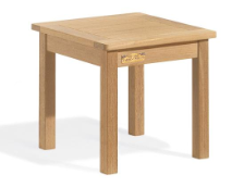 Teak Wood 18" Square Side Table