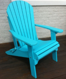 Amish Poly Lumber Folding Adirondack Chair