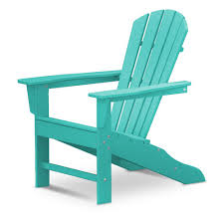 Polywood Inc. Palm Coast Fanback Adirondack Chair