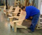 Finishing Cypress Katelyn Adirondack Chairs