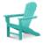 Polywood Inc. Palm Coast Fanback Adirondack Chair